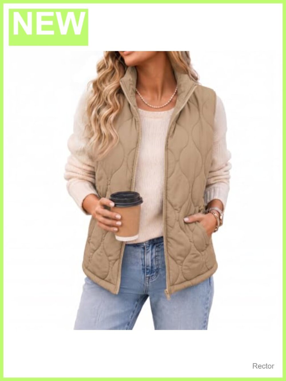 Zeagoo Quilted Puffer Vest Lightweight Sleeveless Outerwear for Travel Hiking